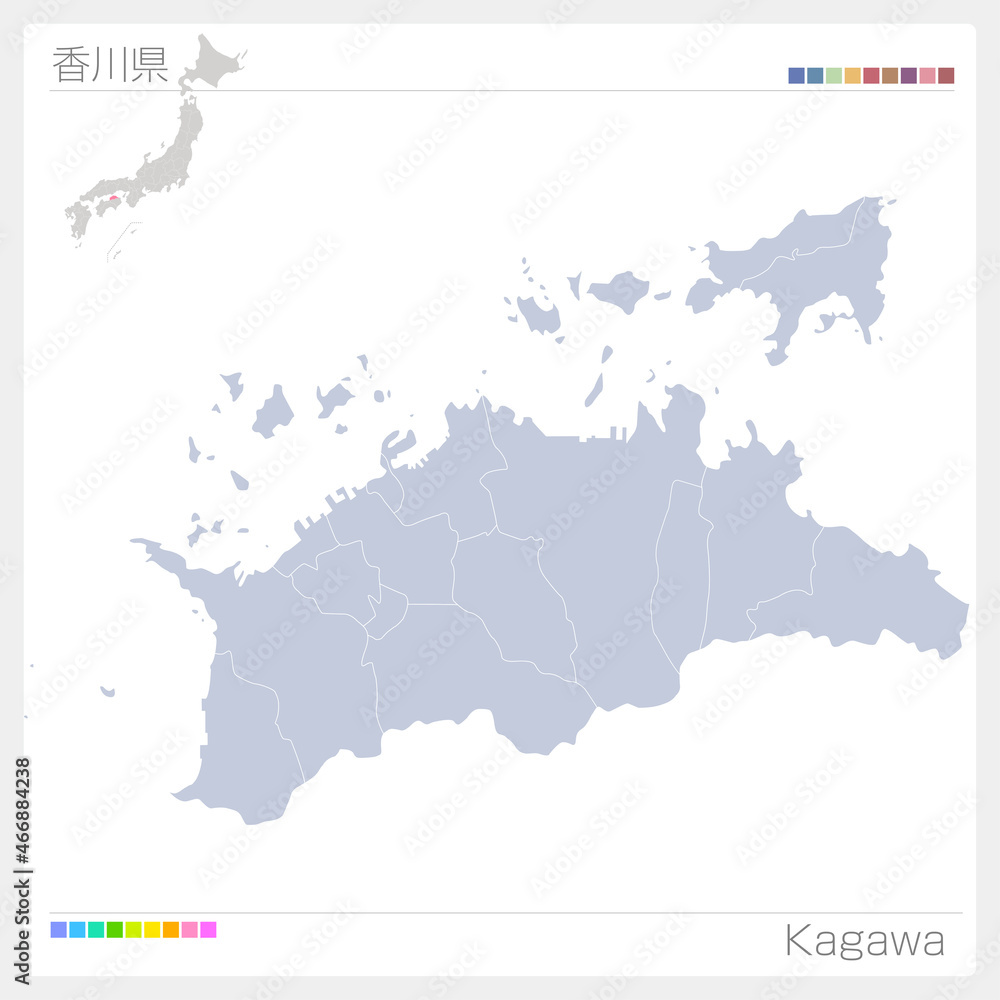 香川県の地図・kagawa