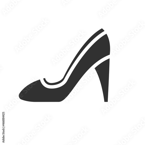 Woman shoe icon vector design flat