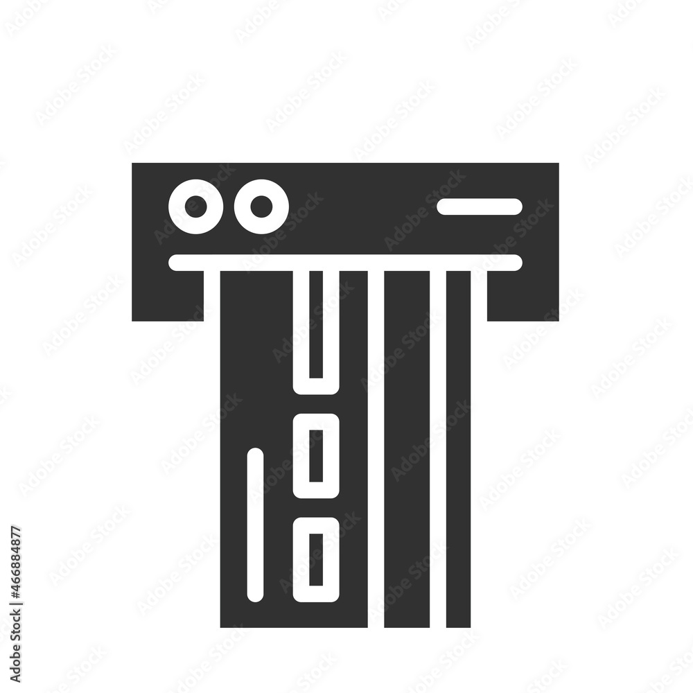 ATM icon vector design flat ATM icon vector design flat