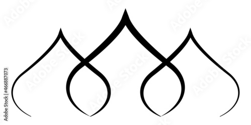 Luxury islamic dome logo mu...