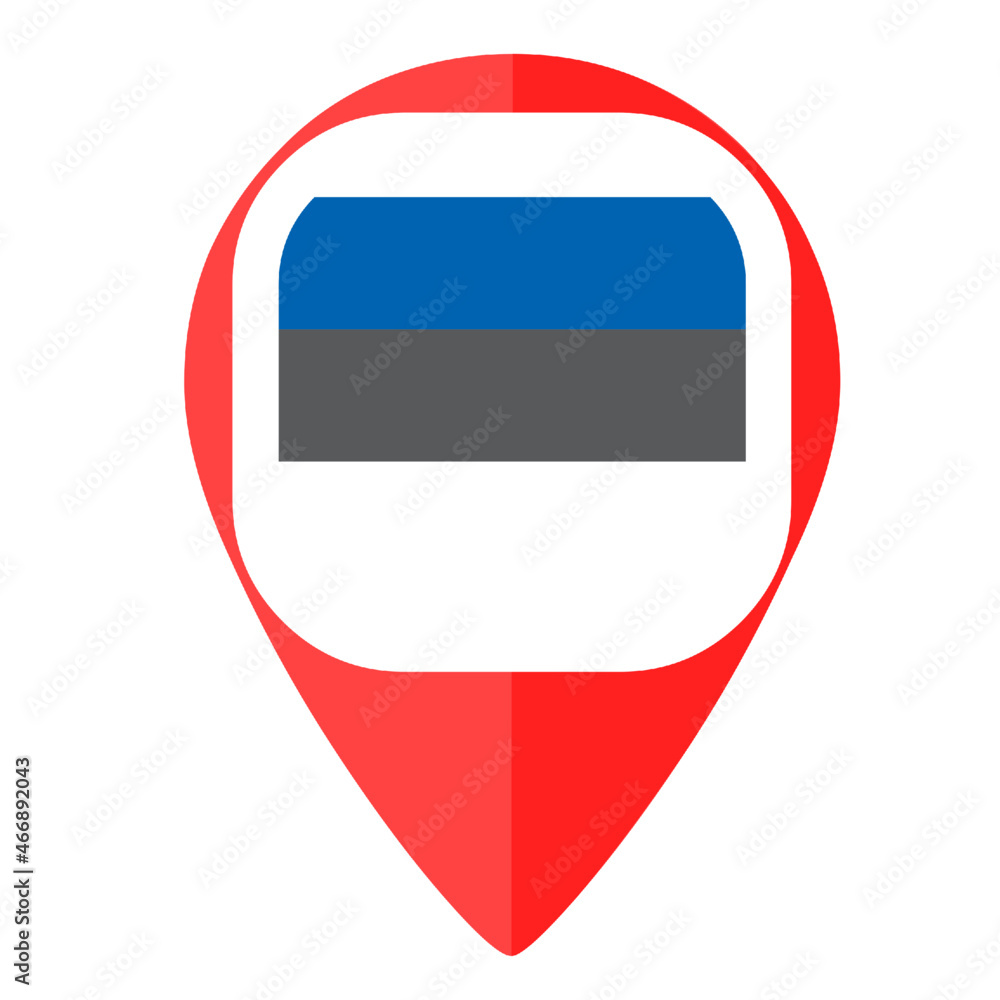 Estonia flag pin marker pointer locator Estonia flag pin marker pointer locator