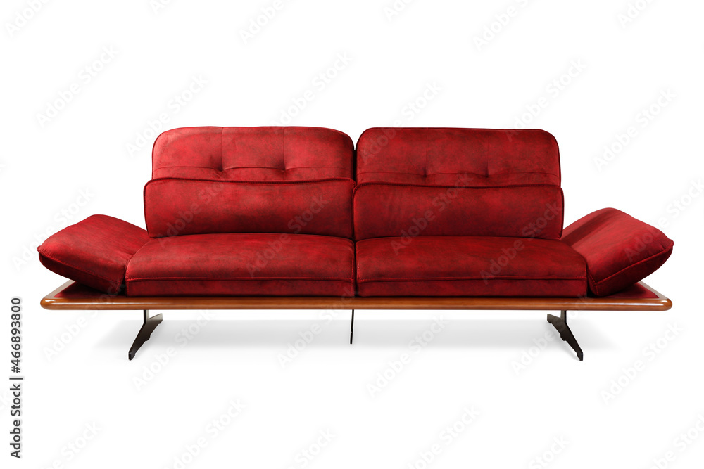 Modern comfortable furniture on white background . front view Modern comfortable furniture on white background . front view