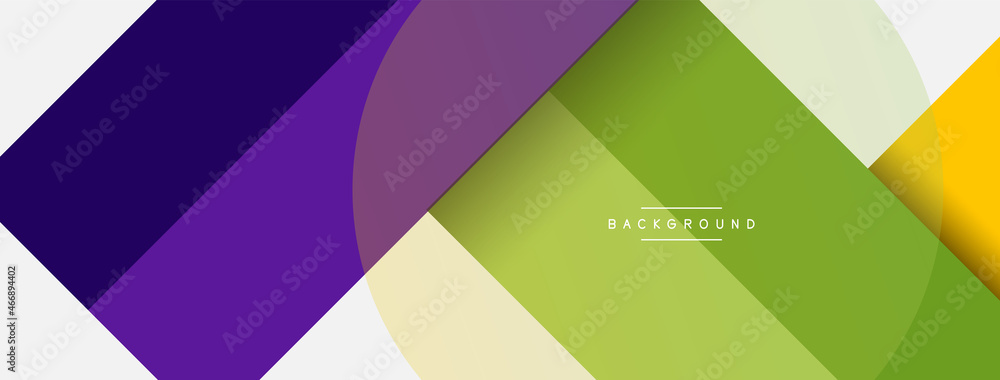 Geometric shapes composition abstract background. Circles lines and rectangles. Vector illustration for wallpaper banner background or landing page Geometric shapes composition abstract background. Circles lines and rectangles. Vector illustration for wallpaper banner background or landing page