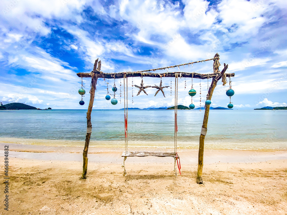 Koh Mak tropical island and its paradise beach near koh Chang, Trat, Thailand Koh Mak tropical island and its paradise beach near koh Chang, Trat, Thailand