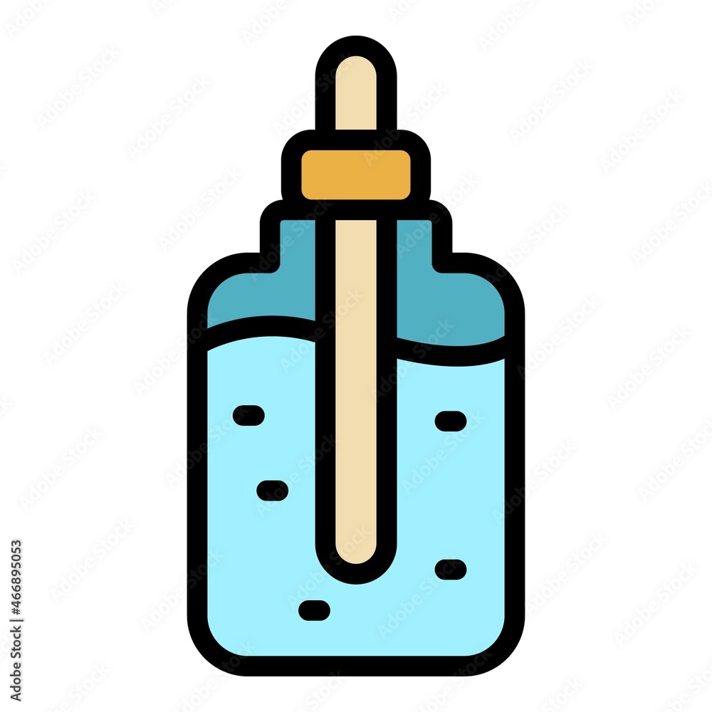 Spray wrinkles icon. Outline spray wrinkles vector icon color flat isolated Spray wrinkles icon. Outline spray wrinkles vector icon color flat isolated