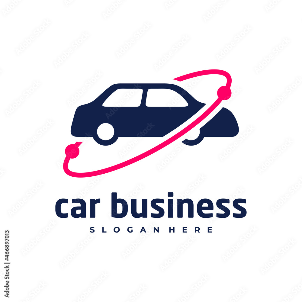 Car planet logo vector template, Creative Car logo design concepts