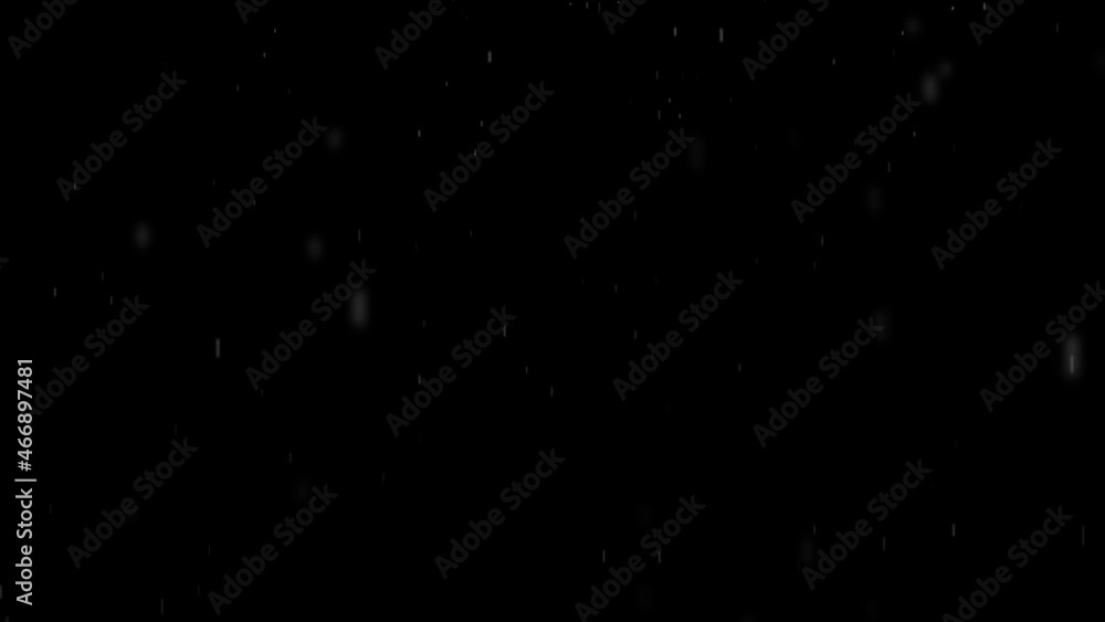 Rain falling from sky on black background very fast 4k footage Rain falling from sky on black background very fast 4k footage