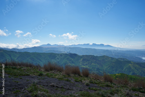 長野県　高ボッチ高原からの南アルプス  © osap1111