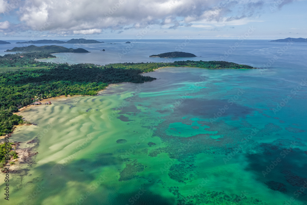 Koh Mak tropical island and its paradise beach near koh Chang, Trat, Thailand Koh Mak tropical island and its paradise beach near koh Chang, Trat, Thailand