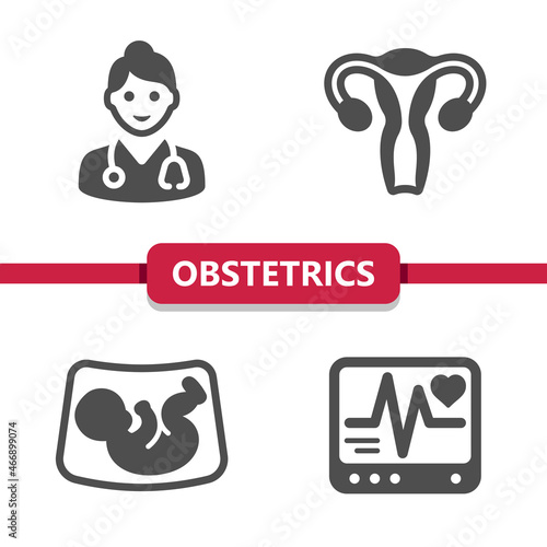 Obstetrics And Gynecology Icons