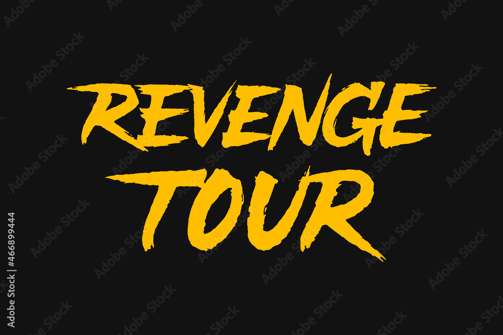 Revenge Tour lettering design Revenge Tour lettering design