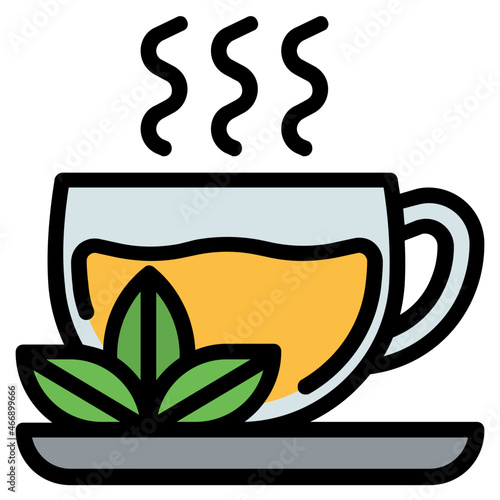 herbal Color line icon
