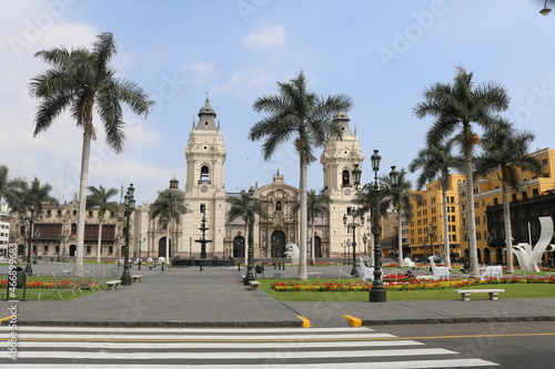 Lima, Plaza de Armas, Plaza Mayor, Peru, South America photo