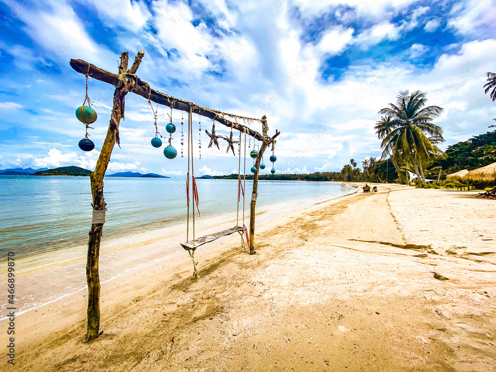 Koh Mak tropical island and its paradise beach near koh Chang, Trat, Thailand