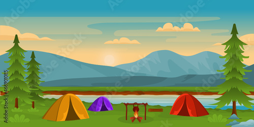 Camping Background