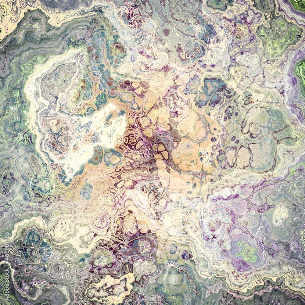 Fototapeta premium Imitation of marble texture. Square background.