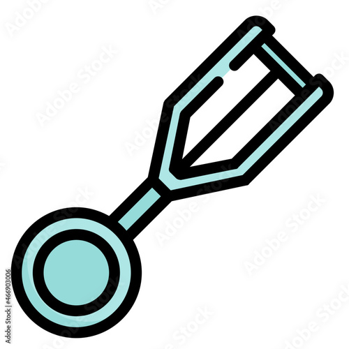 scoop Color line icon