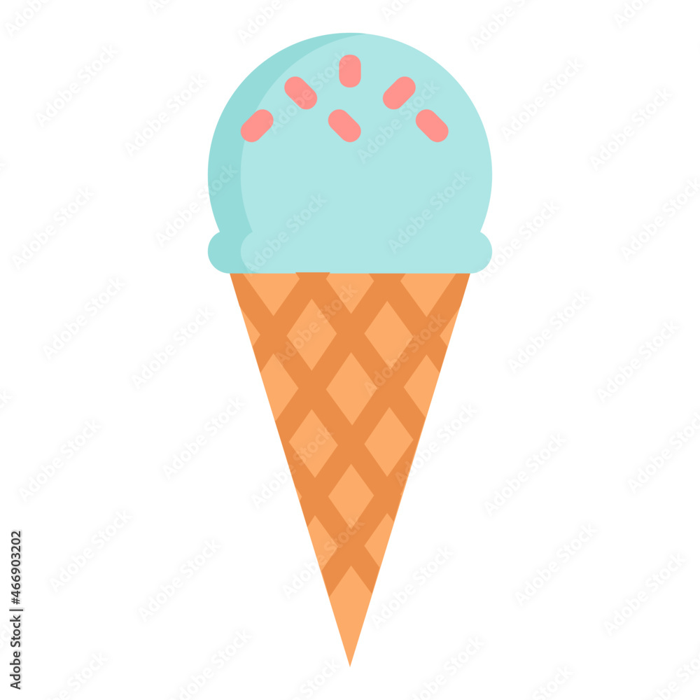 ice cream flat icon
