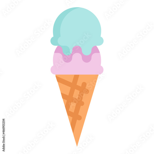 ice cream flat icon