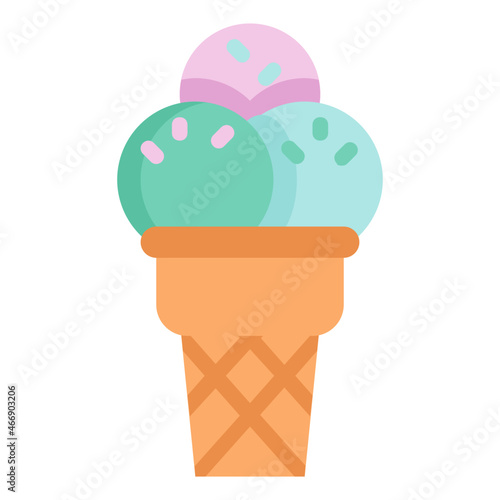 scoop flat icon