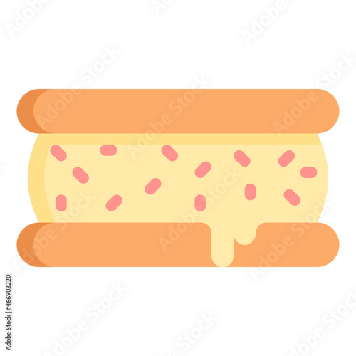 sandwich flat icon