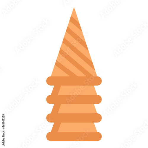 cone flat icon