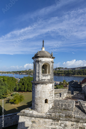 Vertical shot of the Giraldilla de la Havana seen from the Castillo de la Real Fuerza photo