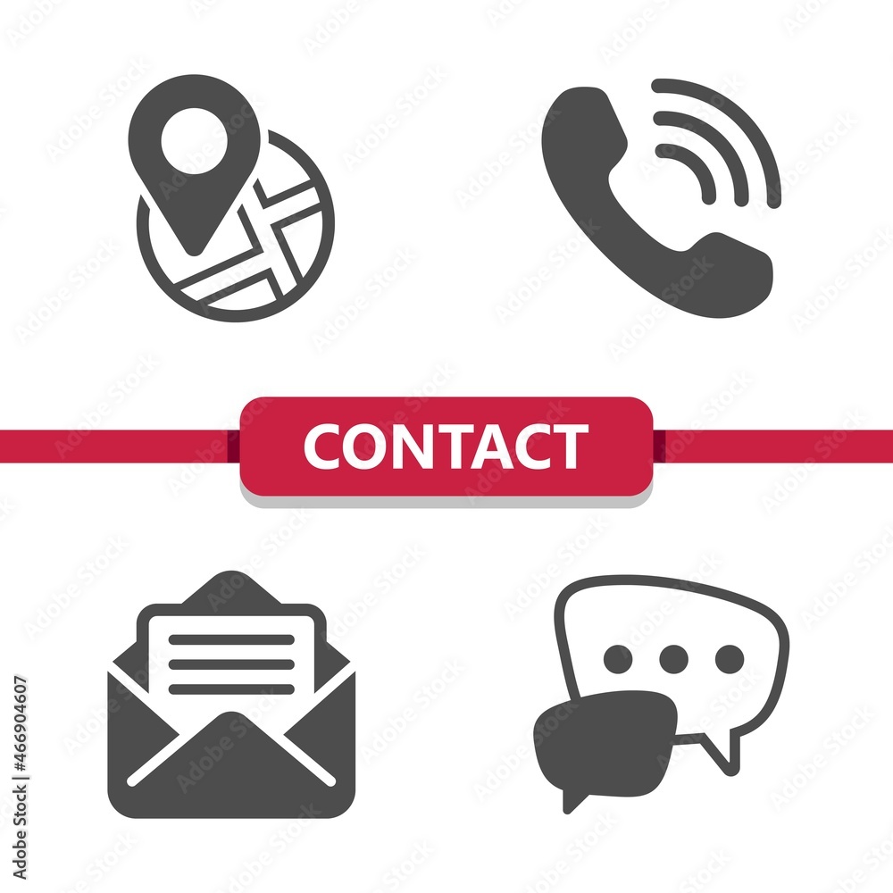 Contact - Contact Us Icons Contact - Contact Us Icons