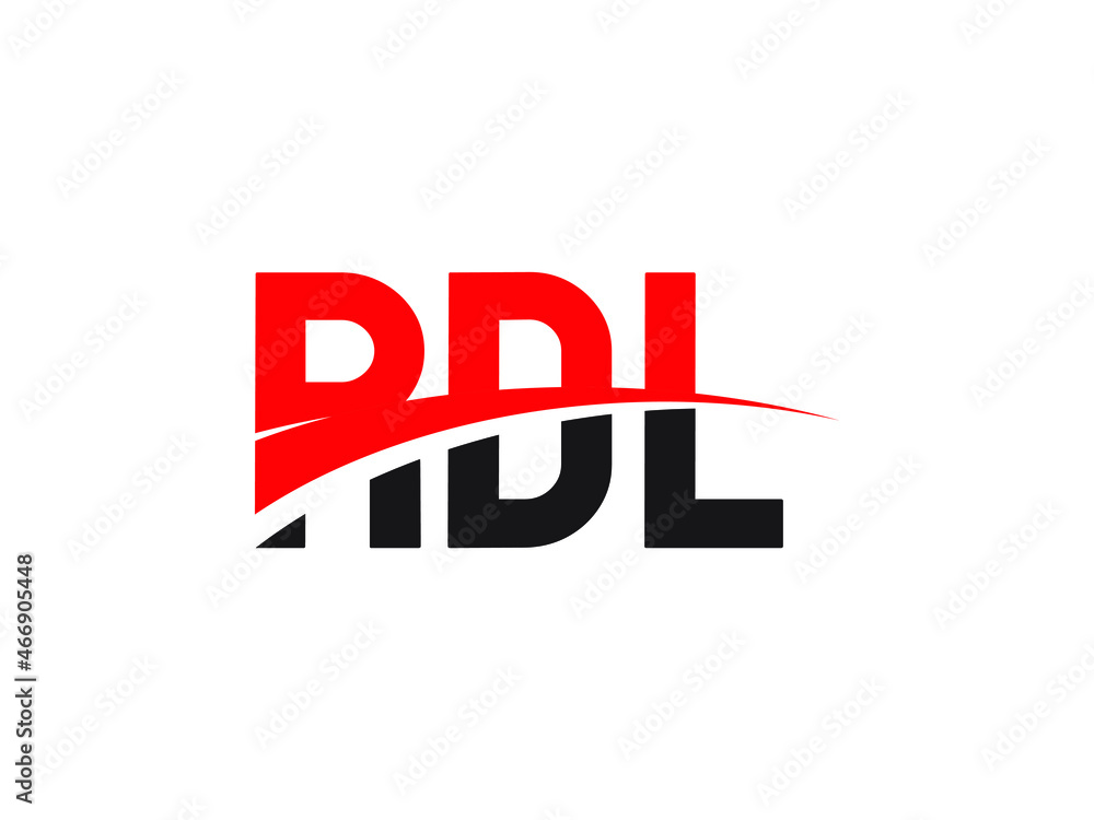 RDL Letter Initial Logo Design Vector Illustration