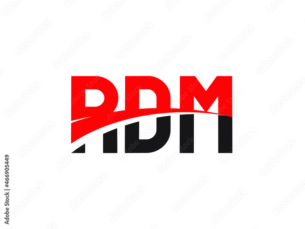 RDM Letter Initial Logo Design Vector Illustration RDM Letter Initial Logo Design Vector Illustration