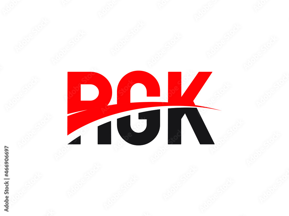 RGK Letter Initial Logo Design Vector Illustration RGK Letter Initial Logo Design Vector Illustration