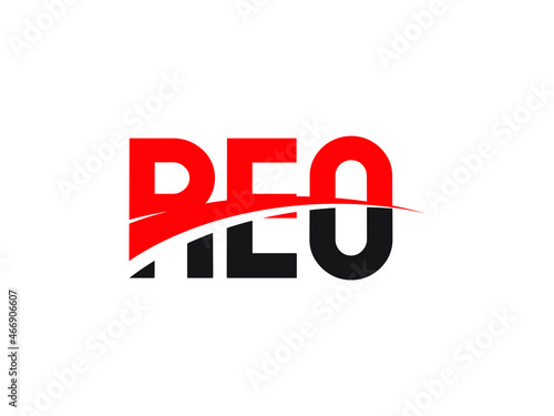 REO Letter Initial Logo Design Vector Illustration photo