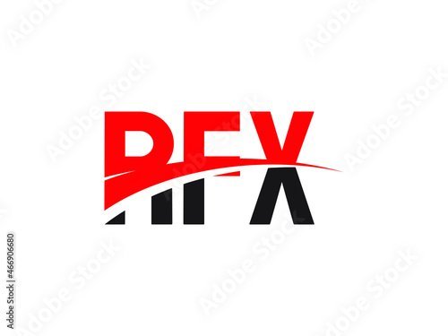 RFX Letter Initial Logo Design Vector Illustration