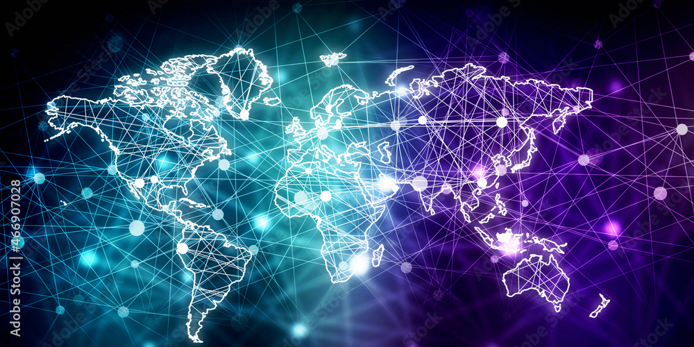 2d illustration world map abstract background 2d illustration world map abstract background
