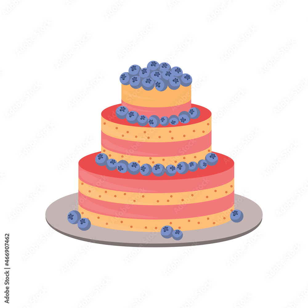 Cake icon vector illustration design Cake icon vector illustration design