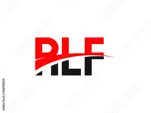 RLF Letter Initial Logo Design Vector Illustration