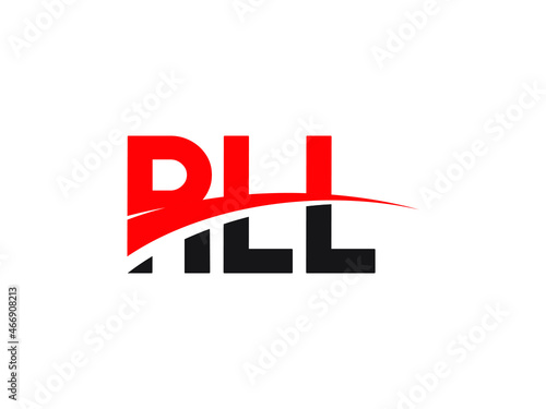 RLL Letter Initial Logo Design Vector Illustration photo