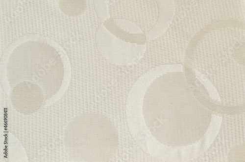 Textile ornament made of circles, spheres and rings. The concept of an active, sporty life in winter.
