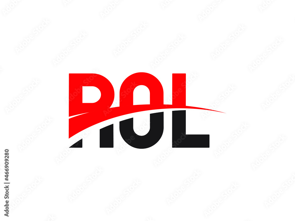 ROL Letter Initial Logo Design Vector Illustration