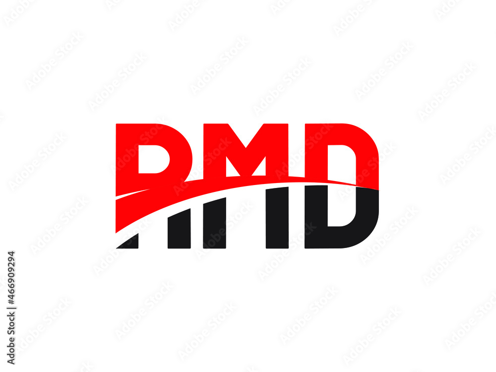 Obraz premium RMD Letter Initial Logo Design Vector Illustration