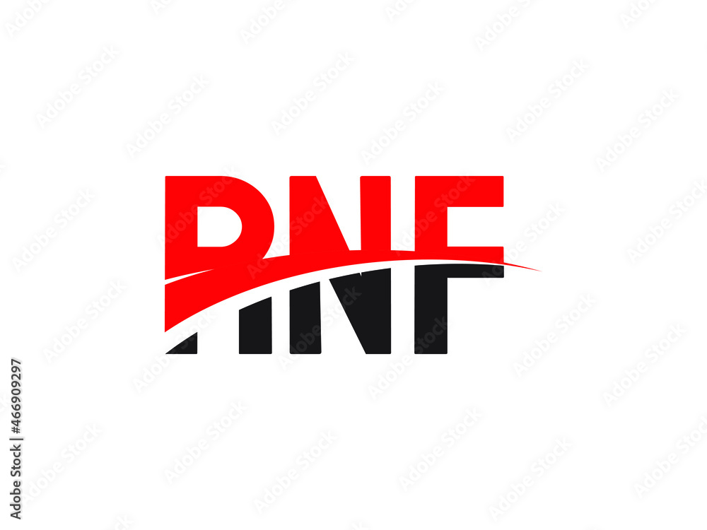 RNF Letter Initial Logo Design Vector Illustration RNF Letter Initial Logo Design Vector Illustration
