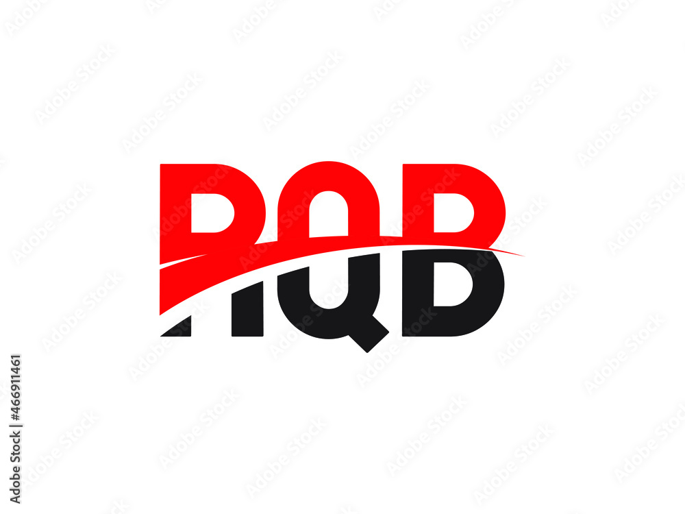 RQB Letter Initial Logo Design Vector Illustration RQB Letter Initial Logo Design Vector Illustration