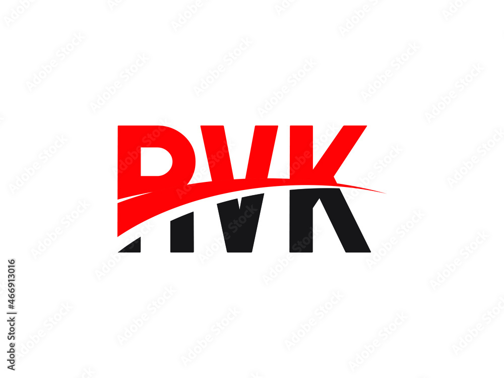 RVK Letter Initial Logo Design Vector Illustration RVK Letter Initial Logo Design Vector Illustration