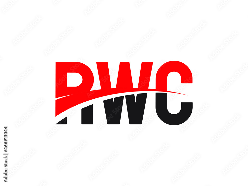RWC Letter Initial Logo Design Vector Illustration RWC Letter Initial Logo Design Vector Illustration