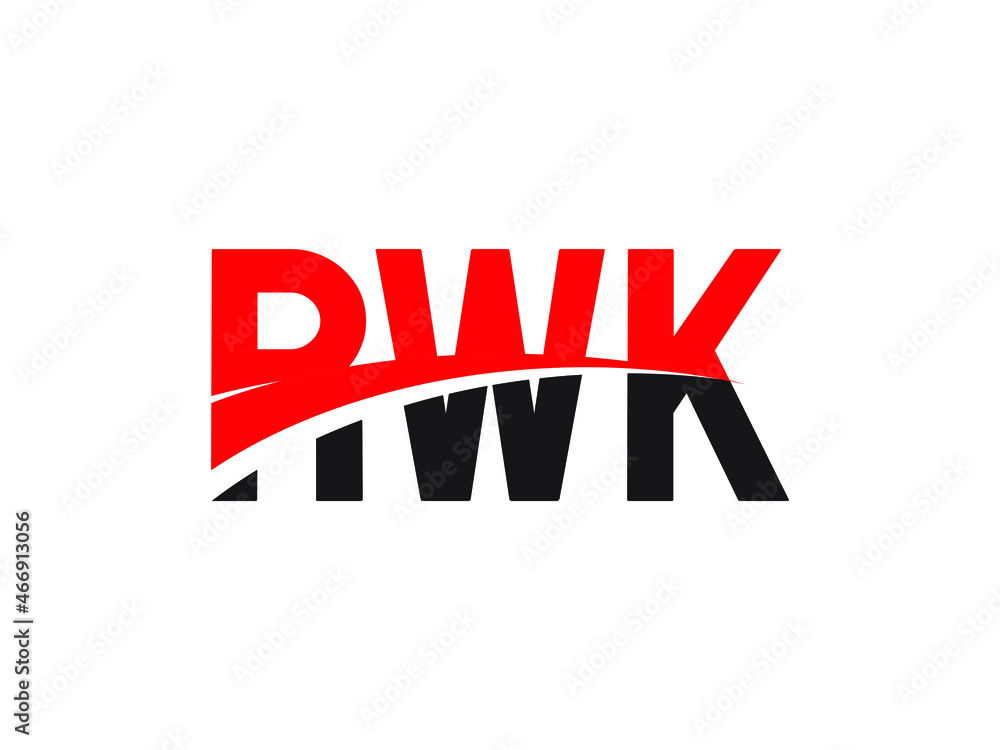 RWK Letter Initial Logo Design Vector Illustration RWK Letter Initial Logo Design Vector Illustration