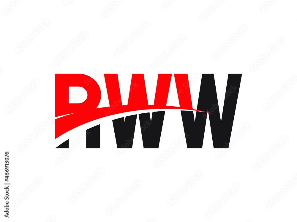 RWW Letter Initial Logo Design Vector Illustration RWW Letter Initial Logo Design Vector Illustration