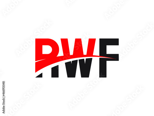 Free Download RWF Letter Initial Logo Design Vector Illustration - GFXLoad