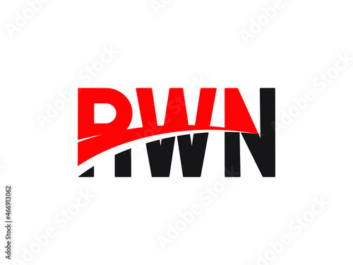 Free Download RWN Letter Initial Logo Design Vector Illustration - GFXLoad