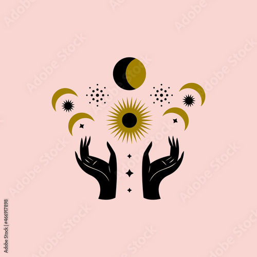 magical girl hands art mystical Reiki meditation