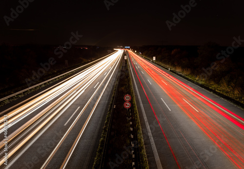 A long exposure on a german highway